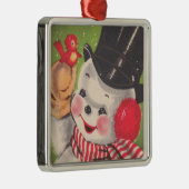 ヴィンテージの雪だるまのオーナメント メタルオーナメント (右)