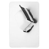 ヴィンテージの雪に満ちた金属製の芝生椅子 マグネット (縦)