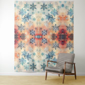 ヴィンテージの雪の模様 – タペストリー (インサイチュ)