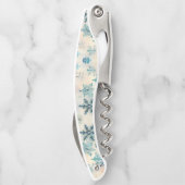 ヴィンテージの雪片パターン – ウェイターのコルク抜き ソムリエナイフ (裏面)