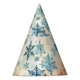 ヴィンテージの雪片パターン – パーティー帽子 パーティーハット