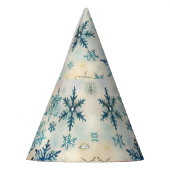 ヴィンテージの雪片パターン – パーティー帽子 パーティーハット (左)