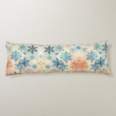 ヴィンテージの雪片パターン – 抱き枕 (裏面)