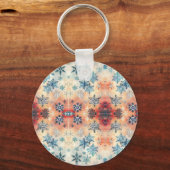 ヴィンテージの雪片パターン – Keychain キーホルダー (正面)