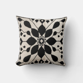 ヴィンテージの雰囲気：白黒キリムクッション クッション