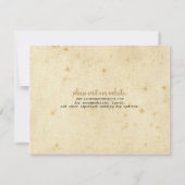 ヴィンテージの電報の保存日付 セーブザデート (裏面)