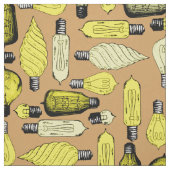 ヴィンテージの電球の生地 ファブリック (見本)