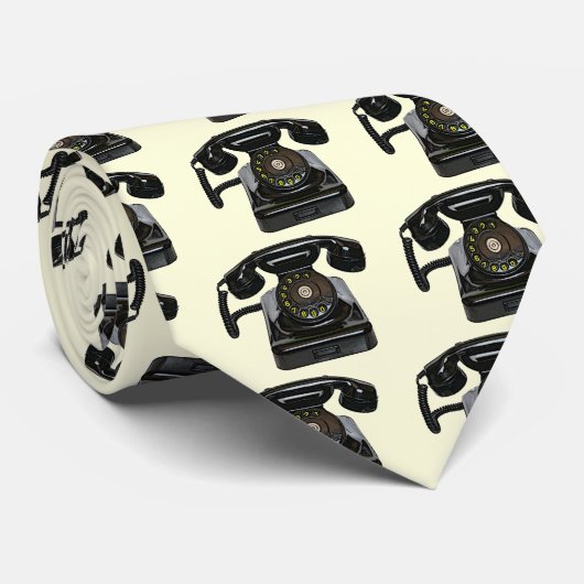 ヴィンテージの電話タイ ネクタイ (ロール)