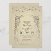 ヴィンテージの露骨なシャワー招待 招待状 (正面/裏面)