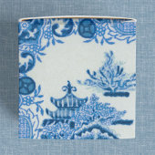 ヴィンテージの青いウィローの好意ボックス フェイバーボックス