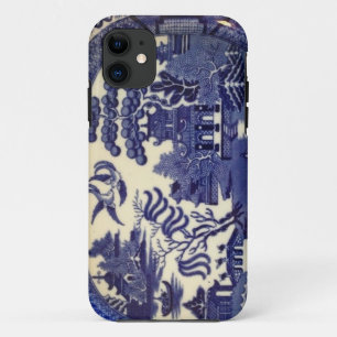 ヴィンテージの青いヤナギの中国のプレートの覆い iPhone 11 ケース