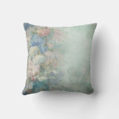 ヴィンテージの青い花の枕 クッション (裏面)