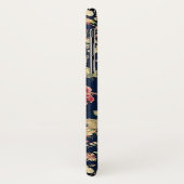 ヴィンテージの青い花柄は上がりました Case-Mate iPhoneケース (裏面/左)