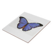 ヴィンテージの青い蝶タイル タイル (側面)