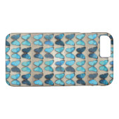 ヴィンテージの青い蝶iPhone 7の箱 Case-Mate iPhoneケース (裏面(横))