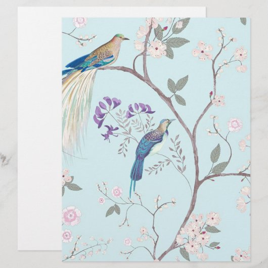 ヴィンテージの青い鳥 (正面/裏面)