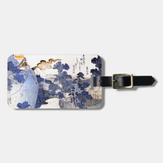 ヴィンテージの青く日本のな芸術 ラゲッジタグ