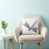 ヴィンテージの青のトンボ クッション (椅子)