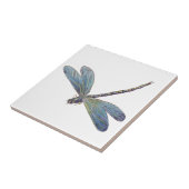 ヴィンテージの青のトンボ タイル (側面)