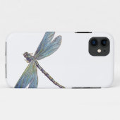 ヴィンテージの青のトンボ Case-Mate iPhoneケース (裏面(横))