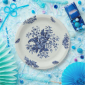 ヴィンテージの青書のプレート ペーパープレート (パーティー)