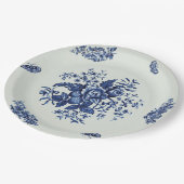 ヴィンテージの青書のプレート ペーパープレート (アングル)