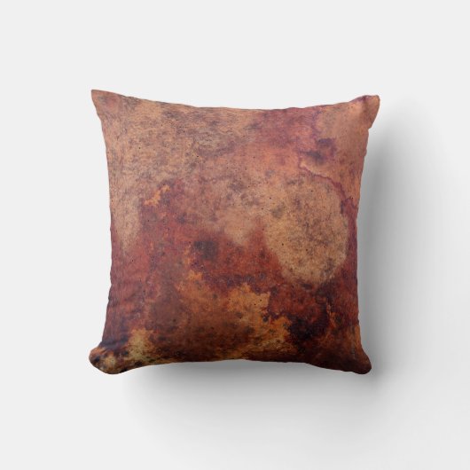 ヴィンテージの革 クッション (正面)