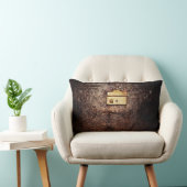 ヴィンテージの革 ランバークッション (椅子)