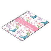 ヴィンテージの靴パターンノート ノートブック (左側)