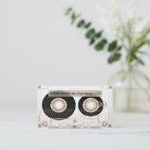 ヴィンテージの音楽カセットテープ一見 名刺 (スタンド正面)