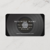 ヴィンテージの音楽カセットテープ一見 名刺 (裏面)