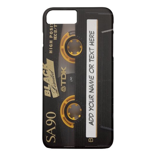 ヴィンテージの音楽カセットテープ一見 Case-Mate iPhoneケース (裏面)