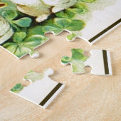 ヴィンテージの音楽的なイースターのウサギ ジグソーパズル (側面)