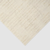 ヴィンテージの音符の楽譜 薄葉紙 (詳細)