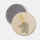 ヴィンテージの頭の良い妖怪剣士 マグネット (正面/裏面)