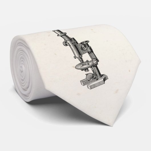 ヴィンテージの顕微鏡古く旧式な科学の顕微鏡 ネクタイ (ロール)