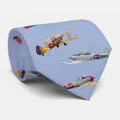 ヴィンテージの飛行機のタイ ネクタイ (ロール)