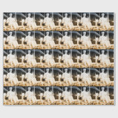 ヴィンテージの飛行機のテスト飛行 ラッピングペーパー (フラット)