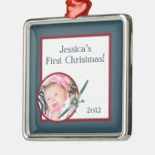 ヴィンテージの飛行機のパーソナライズでカスタムなオーナメント メタルオーナメント (左)