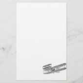 ヴィンテージの飛行機のレトロの古い複葉機の飛行機の複葉機 便箋 (正面)