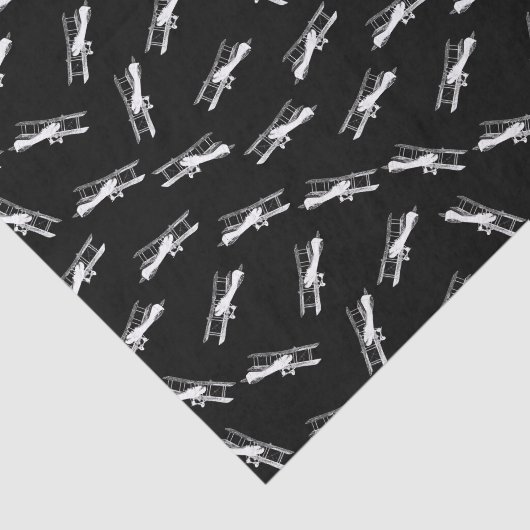 ヴィンテージの飛行機の芸術の飛んでいるな飛行機の飛行機 薄葉紙 (詳細)