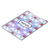 ヴィンテージの飛行機の飛行士旅行冒険 ノートブック (左側)