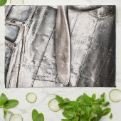 ヴィンテージの飛行機 キッチンタオル (折り畳み)