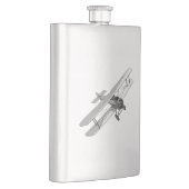 ヴィンテージの飛行機 フラスク (右)