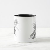 ヴィンテージの飛行機 マグカップ (中央)