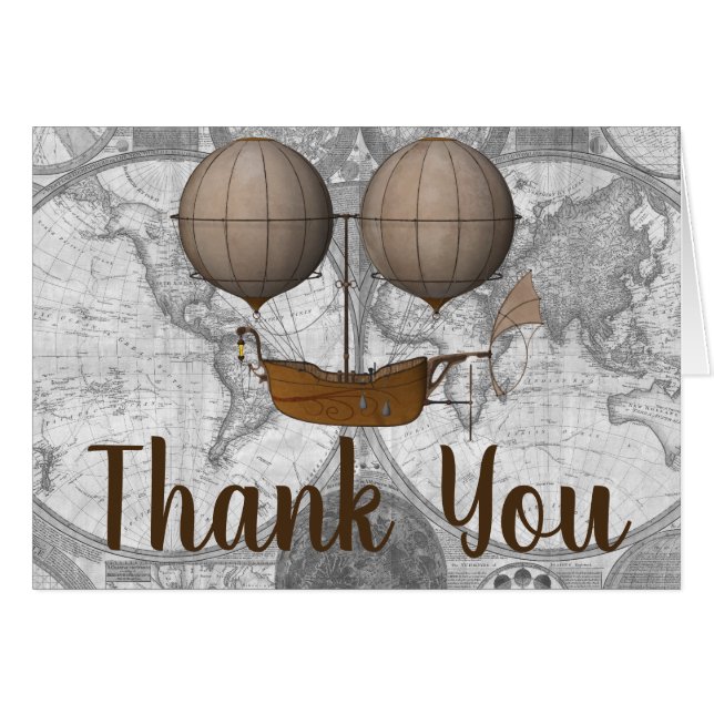 ヴィンテージの飛行船の操縦出来る冒険は感謝していしています (正面横)