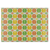 ヴィンテージの食事用器具類パターン カッティングボード (正面)