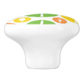 ヴィンテージの食事用器具類パターン セラミックノブ (側面)