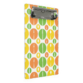 ヴィンテージの食事用器具類パターン ミニクリップボード (アングル)