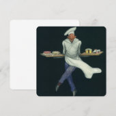 ヴィンテージの食品ビジネス、パストリーのデザートを持つパン屋 (正面/裏面)